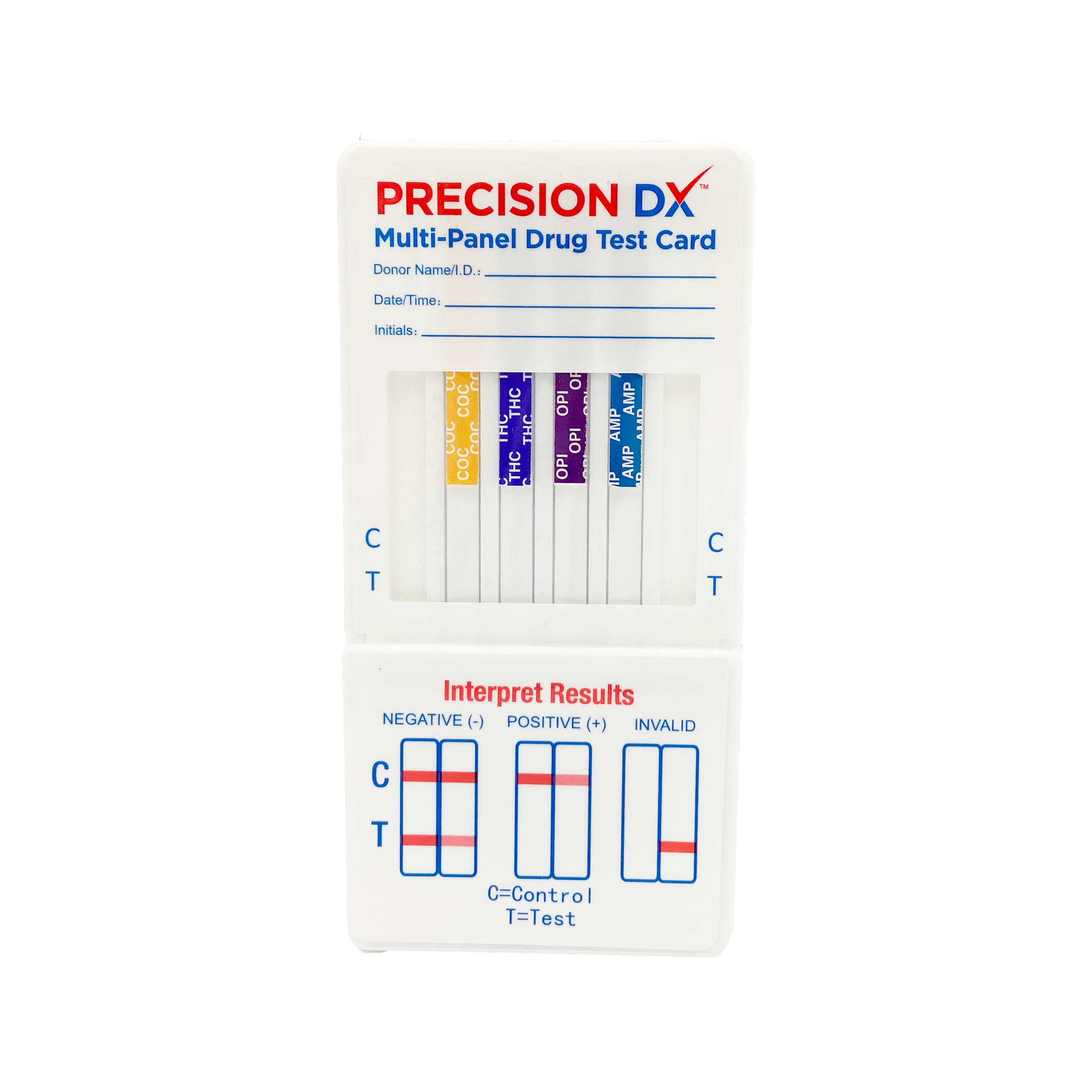 Precision DX - 8 Panel <span style='font-size:11px; color:#7d7d7d;'><br>COC, AMP, MET, THC, MDMA, OPI, OXY, BZO</span>